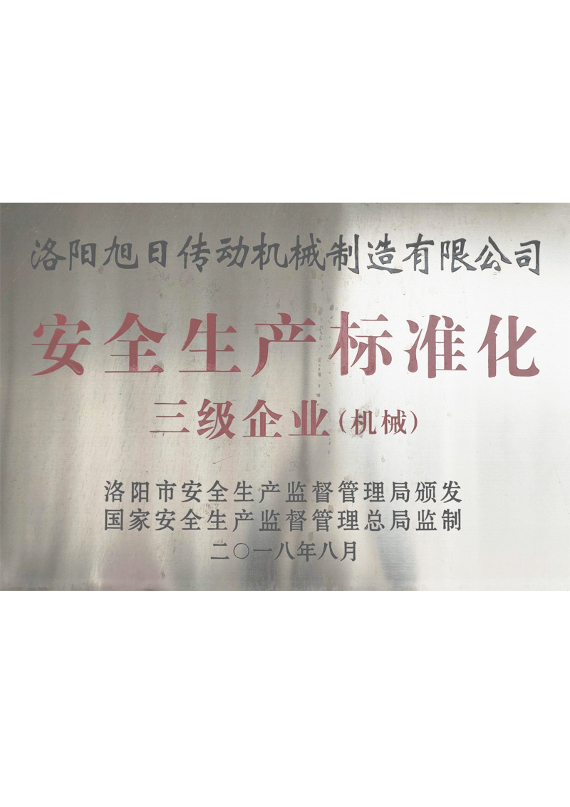 安全生产标准化三级企业